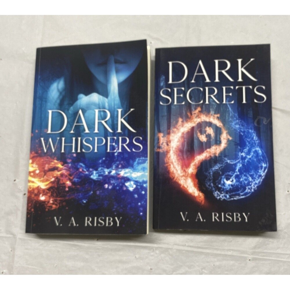 Lot Of 2 V.A. Risby Books ‘Dark Whispers’’Dark Secrets’ 2022/2018